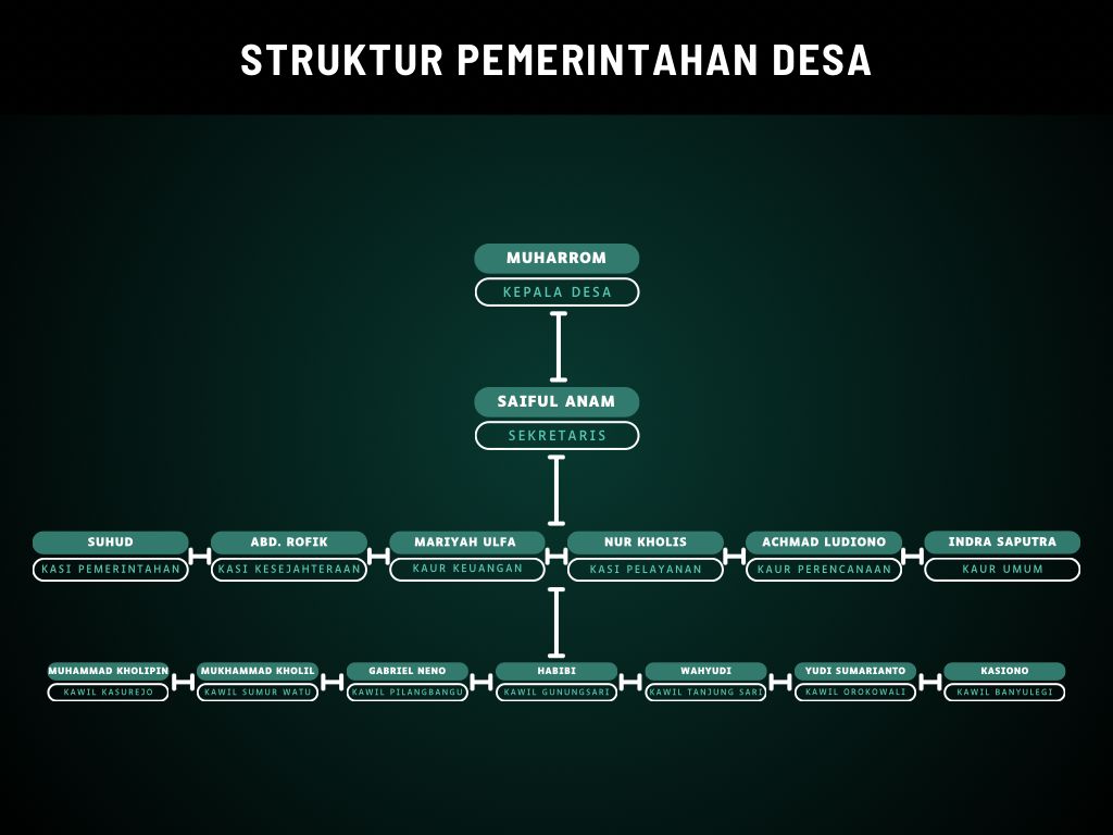 Struktur Organisasi Desa Gunung Sari
